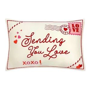 Valentines Day Decorative Love Letter Pillow NWT